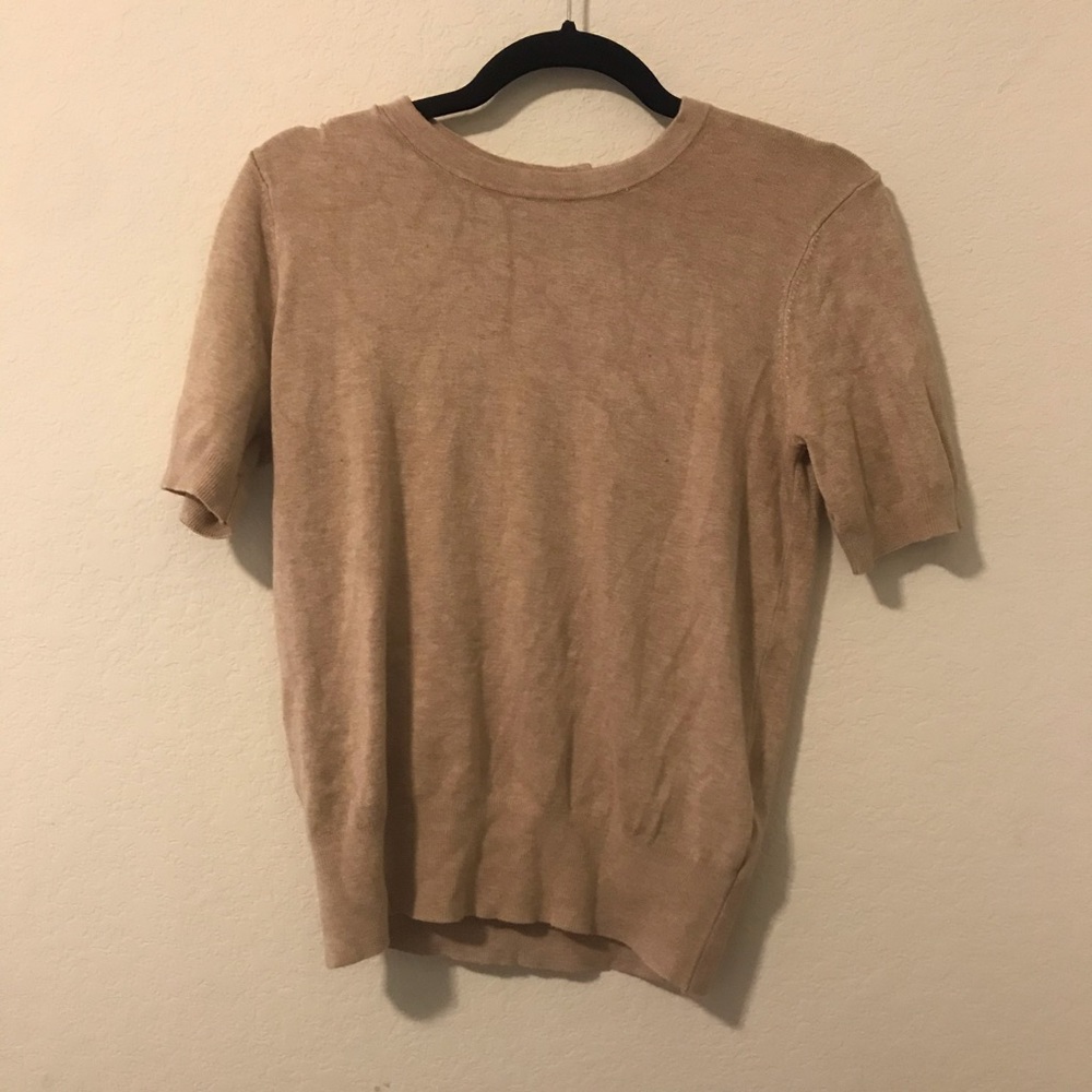 Zara | Cream knitted shirt